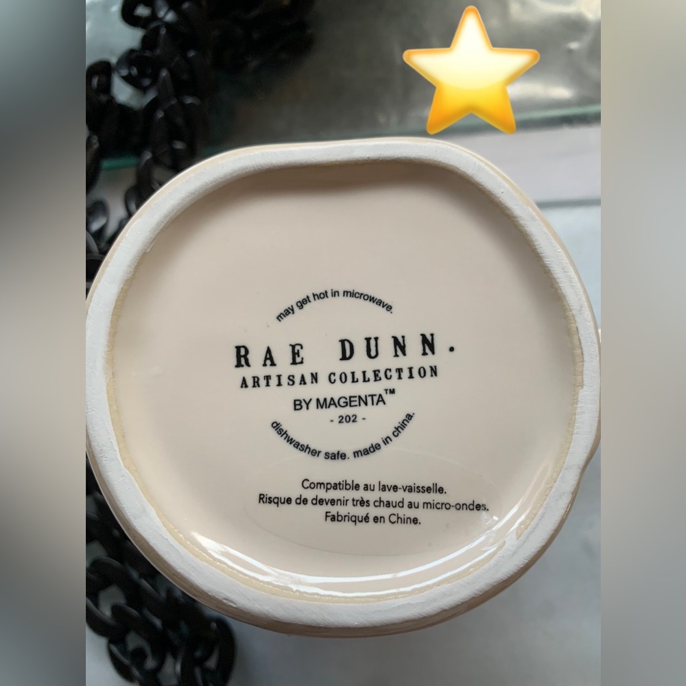 NEW ⭐️ 🏷️ Rae Dunn MUG glossy ceramic - Picture 6 of 10